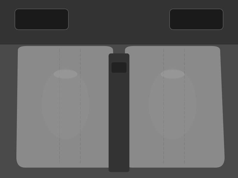 Sièges en tissu — après